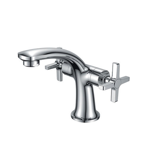 zinc faucet double handles hot/cold water deck-mounted kitchen mixer, sink mixer UN-10394