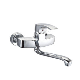 zinc faucet single lever hot/cold water wall-mounted kitchen mixer, sink mixer UN-20045