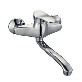 zinc faucet single lever hot/cold water wall-mounted kitchen mixer, sink mixer UN-20465