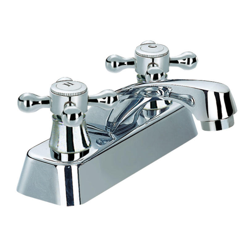Two handles basin faucet F42018