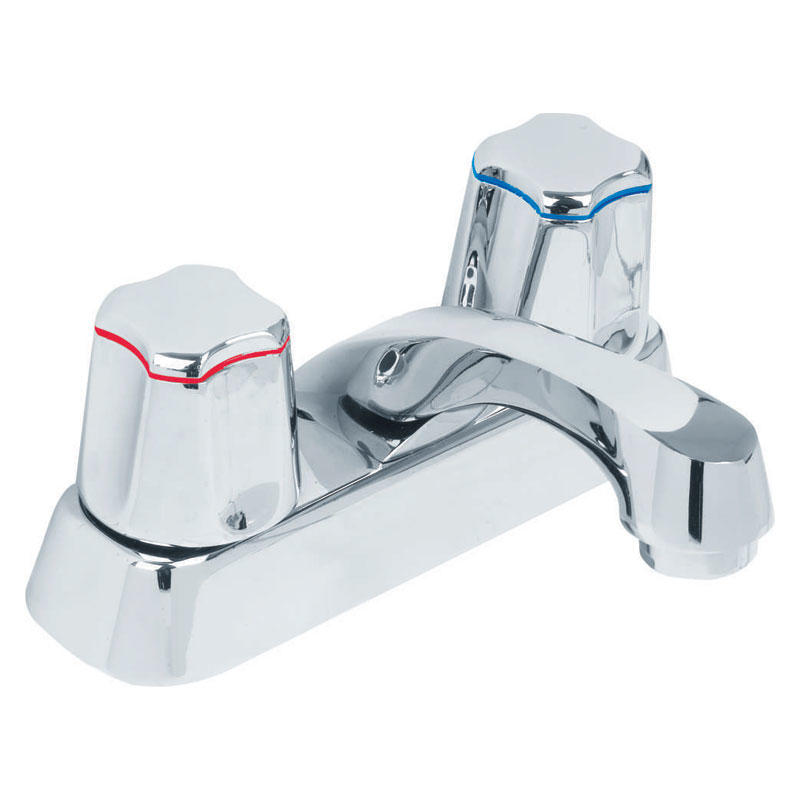 Two handles basin faucet F42021