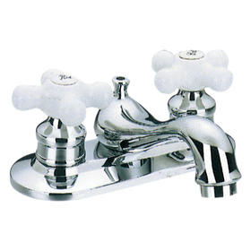 Two handles basin faucet F42046