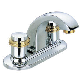 Two handles basin faucet F42057