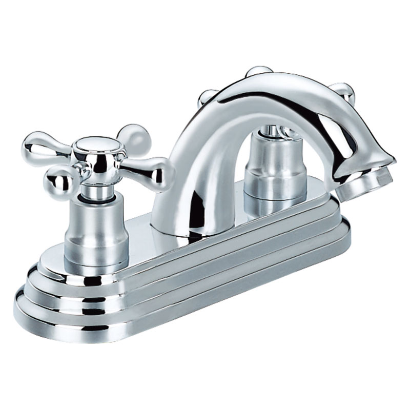 Two handles basin faucet F42077