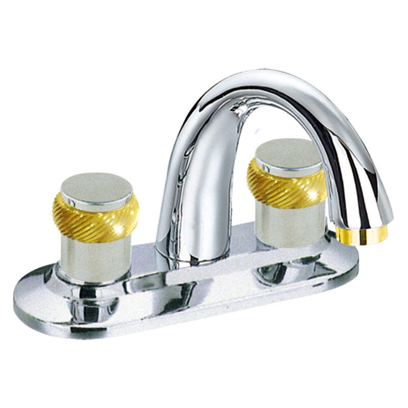 Two handles basin faucet F42084