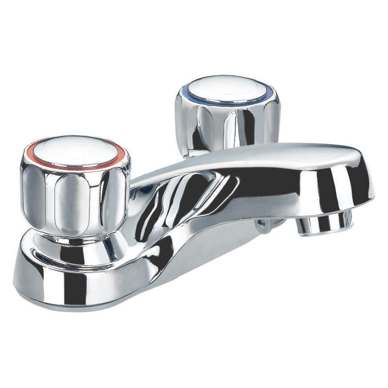 Two handles basin faucet F42086