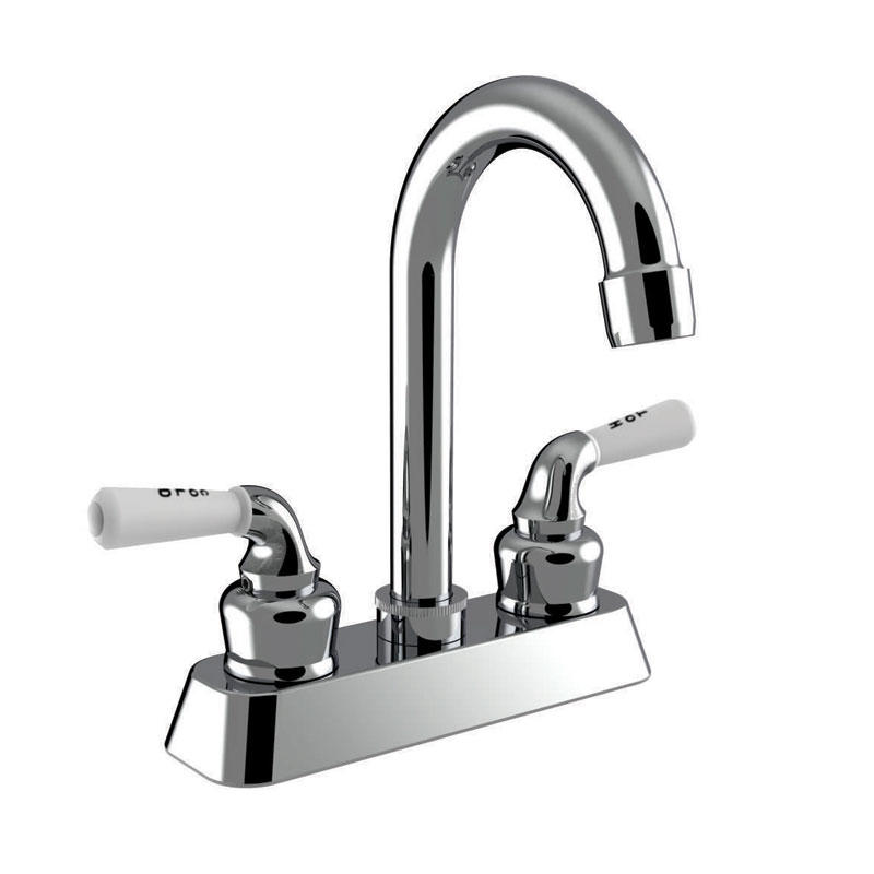 Two handles basin faucet F42152W