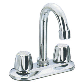 Two handles basin faucet F42166