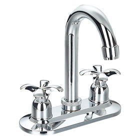 Two handles basin faucet F42171