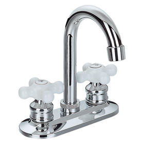 Two handles basin faucet F42173