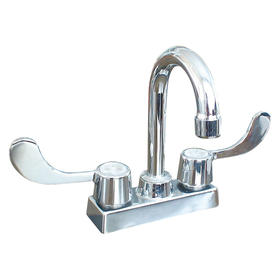 Two handles basin faucet F42177