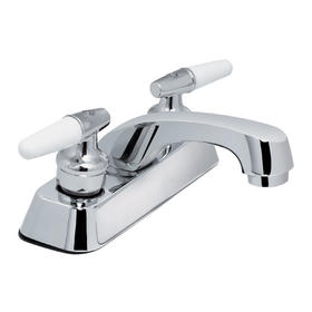 Two handles basin faucet F42401