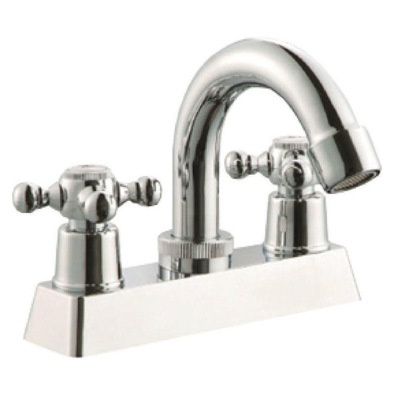 Two handles basin faucet F42406