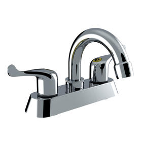 Two handles basin faucet F42407