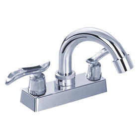 Two handles basin faucet F42408