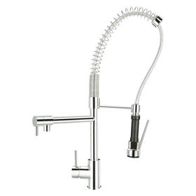 Single-Handle Pull-Out Sprayer Kitchen Faucet F80466