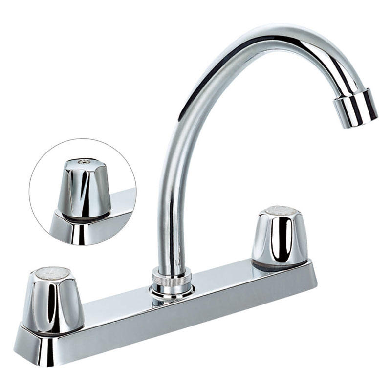 Professional customized Factory price dual handle kitchen faucet tap F8219