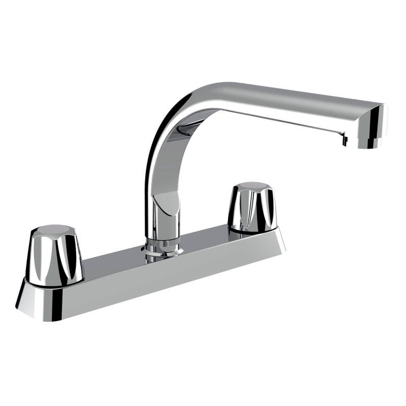 Professional customized Factory price dual handle kitchen faucet tap F8219A
