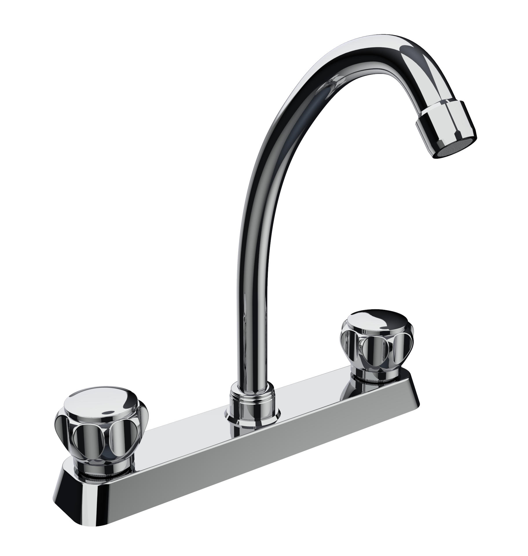 8' Two handle kitchen faucet w/cover F8219I