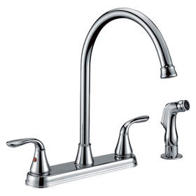 Professional customized Factory price dual handle kitchen faucet tap F8267