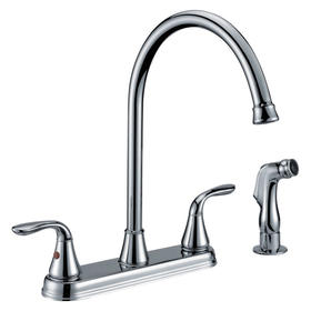 Professional customized Factory price dual handle kitchen faucet tap F8268 