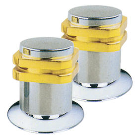 H176 zinc hadnle with flange 