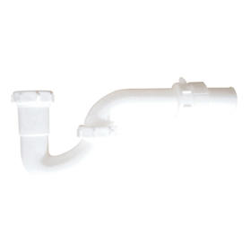 1 1/2' PLASTIC P-TRAP WITH ADAPTER T4202