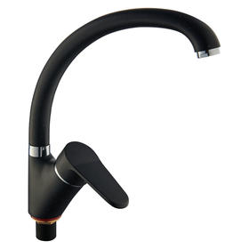 zinc faucet single lever hot/cold water deck-mounted kitchen mixer, sink mixer UN-10457