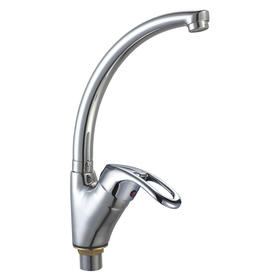zinc faucet single lever hot/cold water deck-mounted kitchen mixer, sink mixer UN-20497