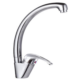 zinc faucet single lever hot/cold water deck-mounted kitchen mixer, sink mixer UN-20517