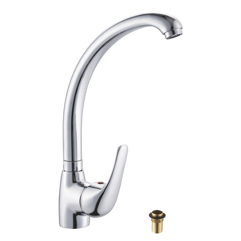 zinc faucet single lever hot/cold water deck-mounted kitchen mixer, sink mixer UN-20517A