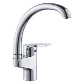 zinc faucet single lever hot/cold water deck-mounted kitchen mixer, sink mixer UN-20537