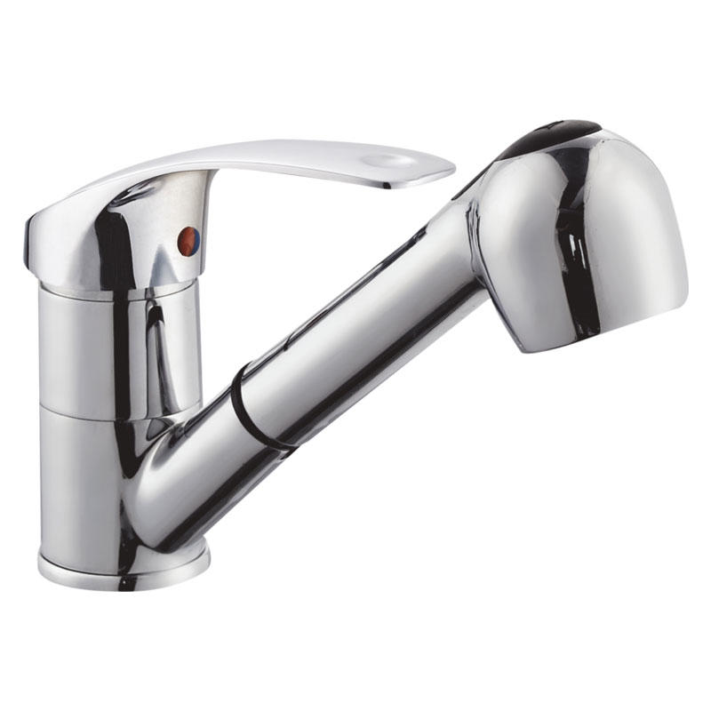 zinc faucet single lever hot/cold water deck-mounted kitchen mixer, sink mixer UN-20739