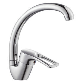 zinc faucet single lever hot/cold water deck-mounted kitchen mixer, sink mixer UN-20777