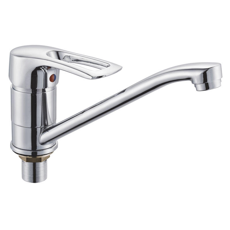 zinc faucet single lever hot/cold water deck-mounted kitchen mixer, sink mixer UN-20778