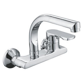 zinc faucet single lever hot/cold water wall-mounted kitchen mixer, sink mixer UN 10105C