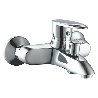 zinc faucet double handles hot/cold water wall-mounted bathtub mixer  UN10023