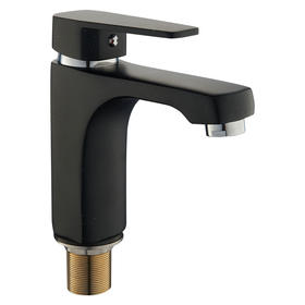 zinc faucet single lever hot/cold water deck-mounted basin mixer UN-10401