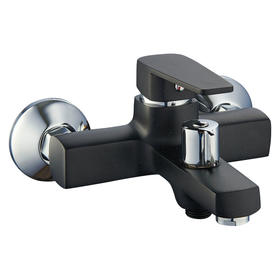zinc faucet single lever hot/cold water wall-mounted bathtub mixer UN-10403