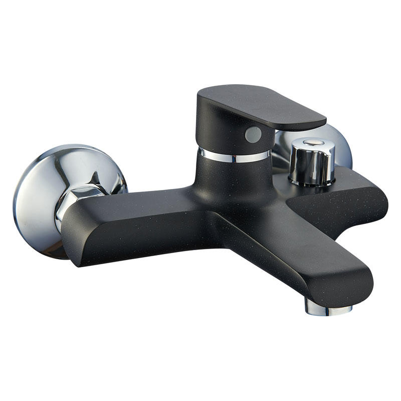 zinc faucet single lever hot/cold water wall-mounted bathtub mixer UN-10413