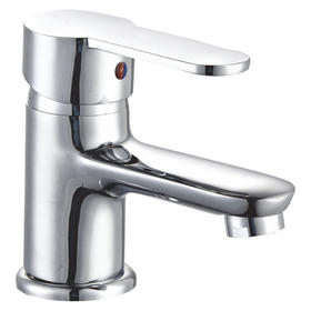 zinc faucet single lever hot/cold water deck-mounted basin mixer UN-20061