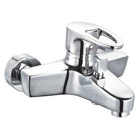 zinc faucet double handles hot/cold water wall-mounted bathtub mixer  UN-20143
