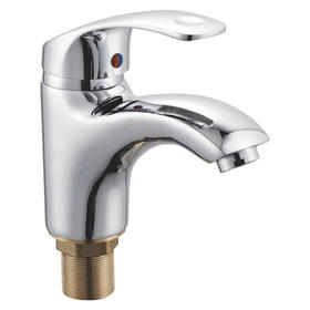 zinc faucet single lever hot/cold water deck-mounted basin mixer UN-20311B