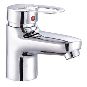 zinc faucet single lever hot/cold water deck-mounted basin mixer  UN-20551