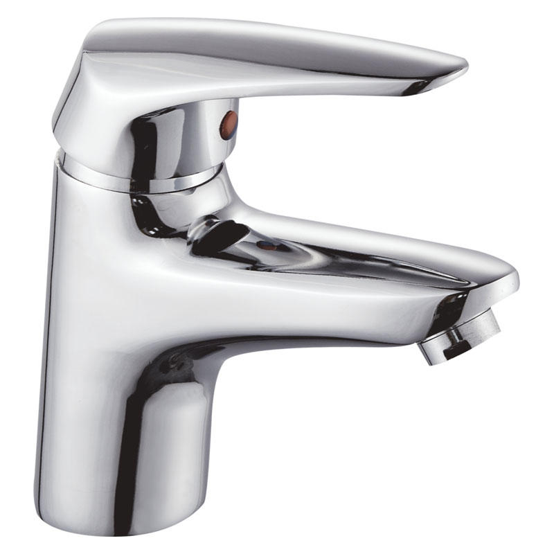zinc faucet single lever hot/cold water deck-mounted basin mixer UN-20571