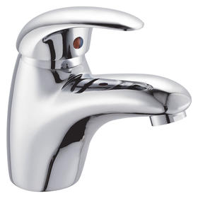 zinc faucet single lever hot/cold water deck-mounted basin mixer UN-20581