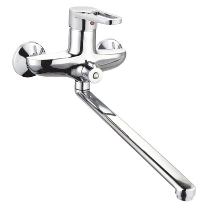 zinc faucet single lever hot/cold water wall-mounted kitchen mixer, sink mixer UN-20726