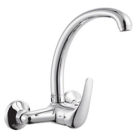 zinc faucet single lever hot/cold water wall-mounted kitchen mixer, sink mixer UN 20515B