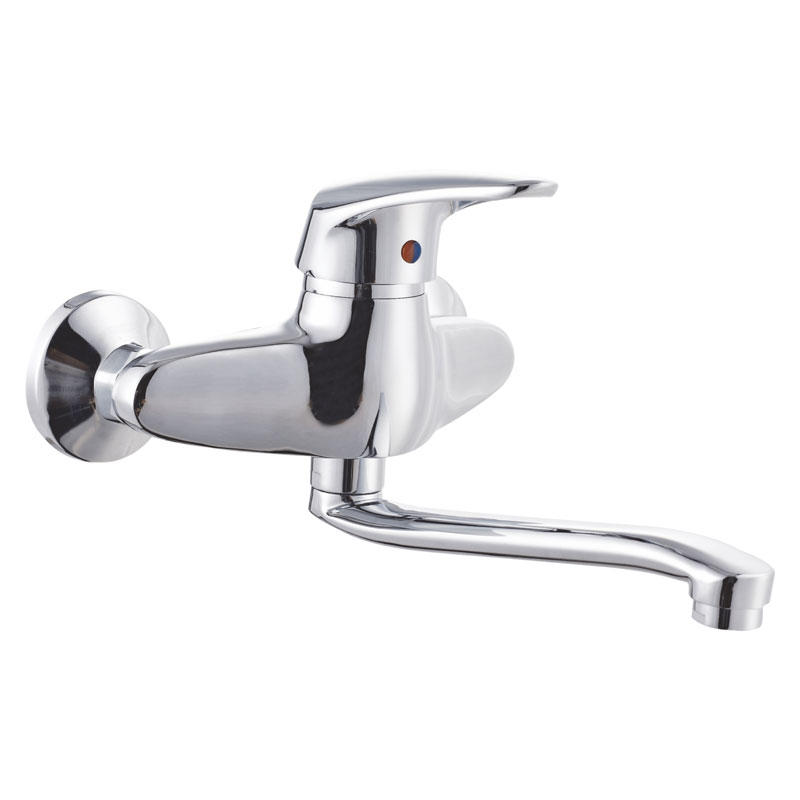 zinc faucet single lever hot/cold water wall-mounted kitchen mixer, sink mixer UN-20575