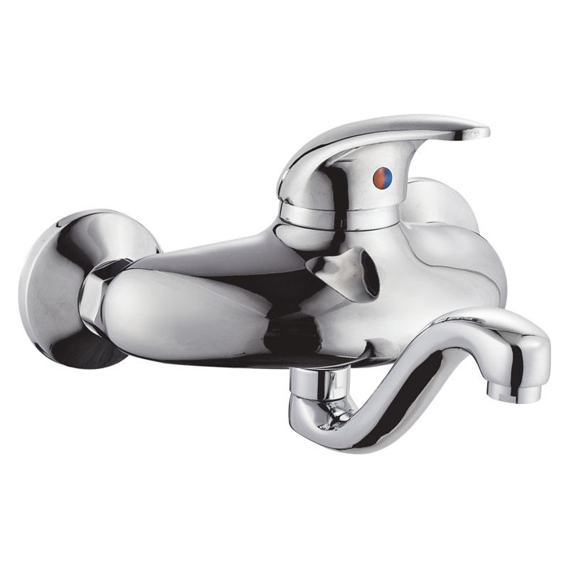 zinc faucet single lever hot/cold water wall-mounted kitchen mixer, sink mixer UN-20585